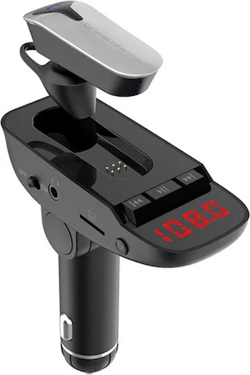 Φωτογραφία προϊόντος: Ασύρματο FM Transmitter Car MP3 Player Με Ακουστικό Bluetooth Μαύρο ER9