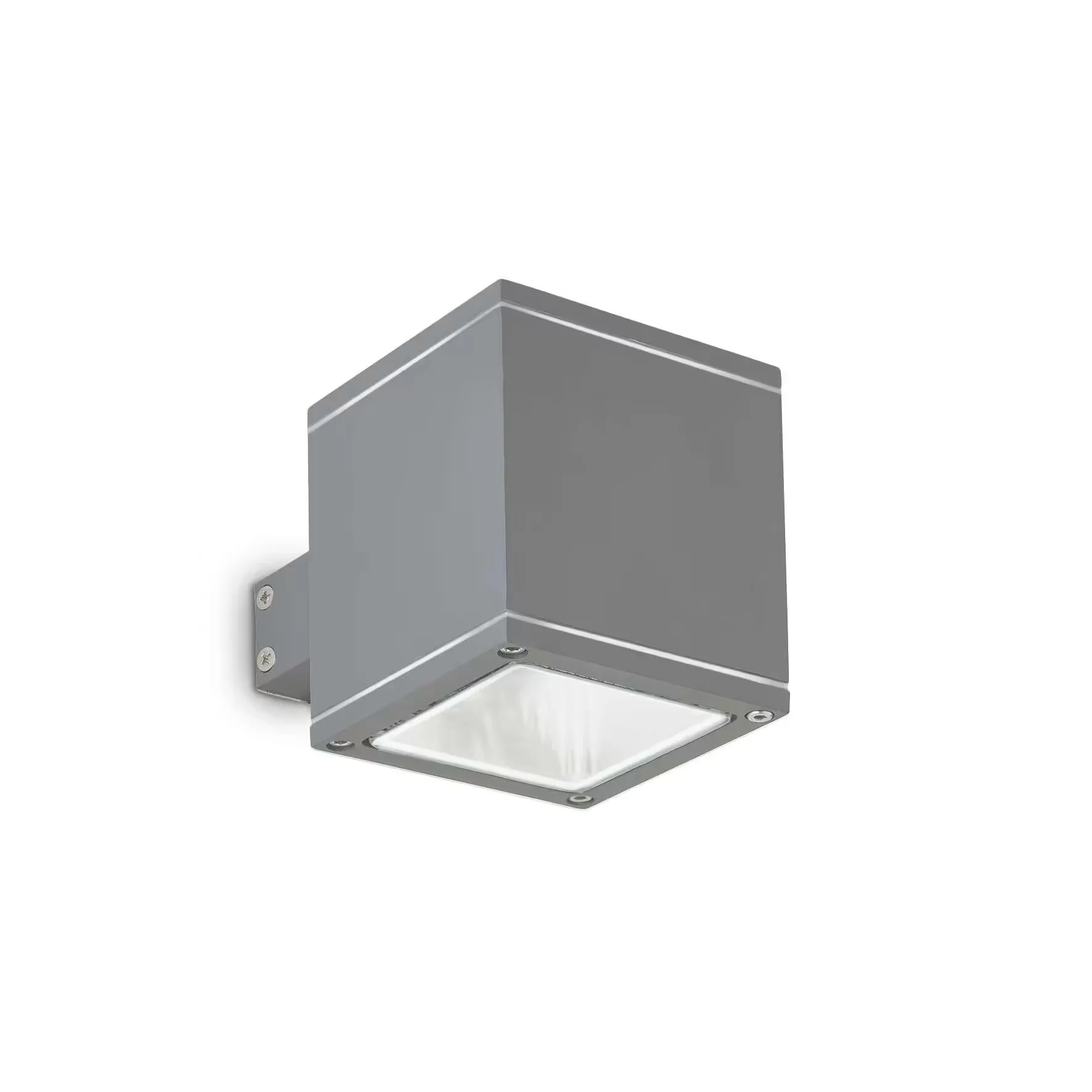 Φωτογραφία προϊόντος: Ideal lux Snif Square φωτιστικό απλίκα ip44 Ανθρακί