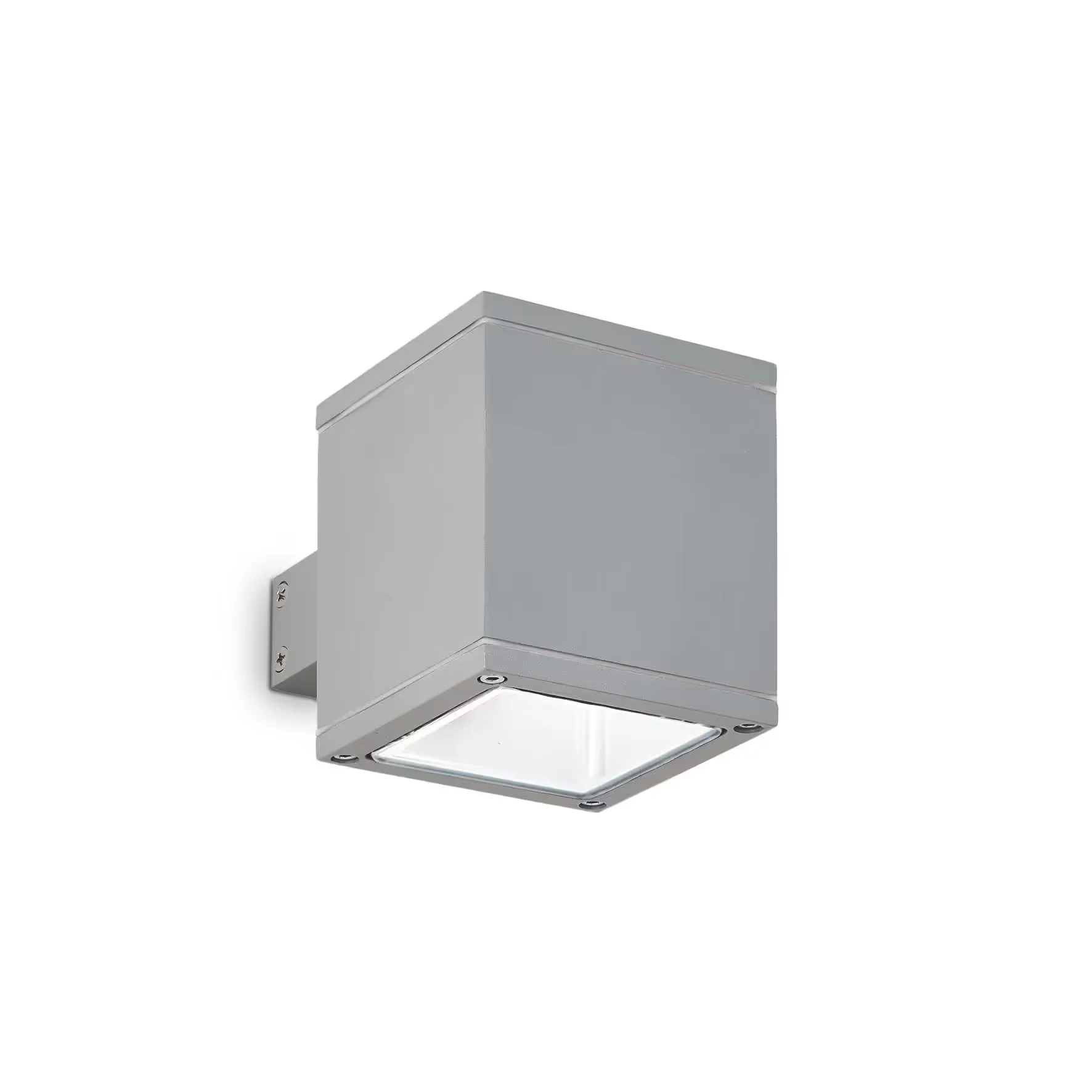 Φωτογραφία προϊόντος: Ideal lux Snif Square φωτιστικό απλίκα ip44 Γκρί