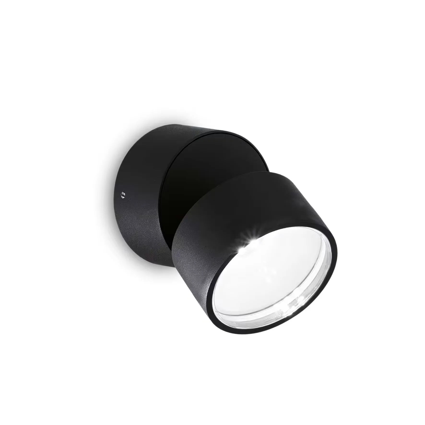 Φωτογραφία προϊόντος: Ideal lux Omega round Επιτοίχιο Σποτ Εξωτερικού Χώρου 4000k Μαύρο