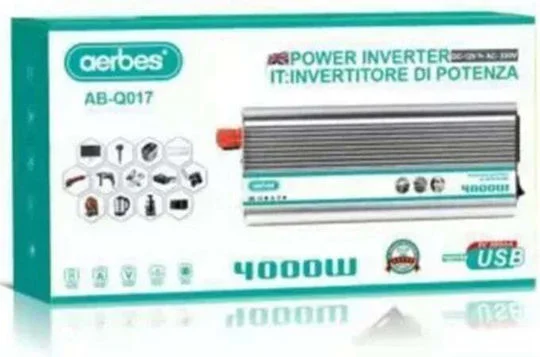 Φωτογραφία προϊόντος: Inverter 4000W 12V DC to AC Inverter Aerbes AB-Q017