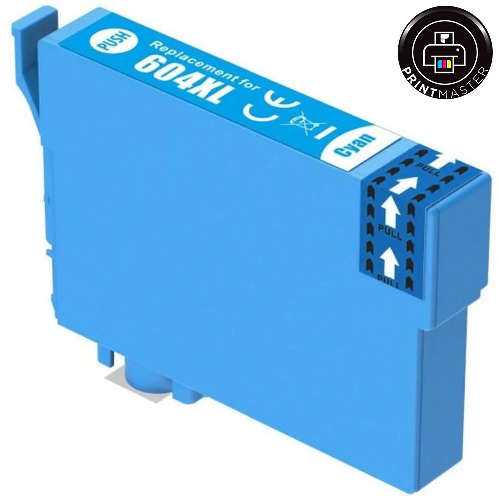 Φωτογραφία προϊόντος: Συμβατό μελάνι Epson 604 XL (Cyan) (C13T10H24010)