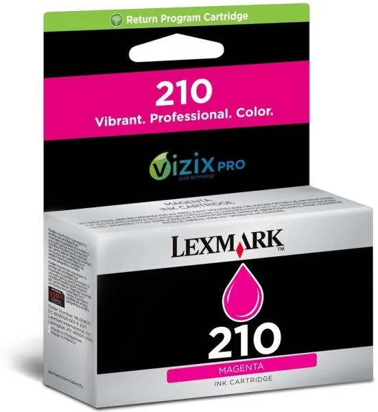 Φωτογραφία προϊόντος: Γνήσιο μελάνι Lexmark 210 M (14L0087E) (Magenta)