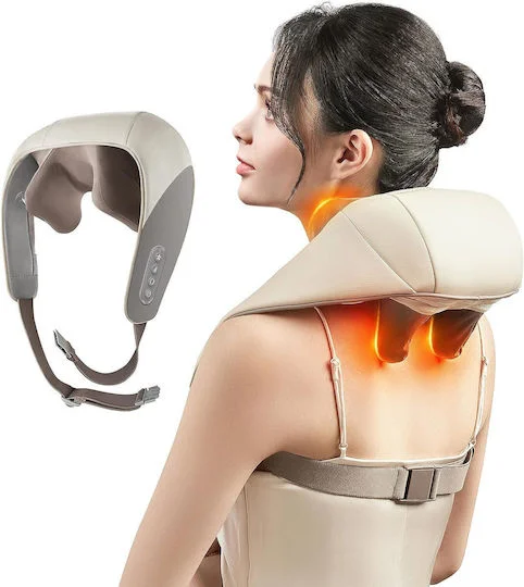 Φωτογραφία προϊόντος: Professional Electric Mini Neck Massager N5 for Neck and Shoulders, Heating Function, Wireless, 90-Minute Battery Life