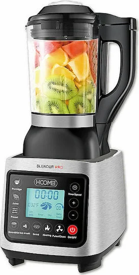 Φωτογραφία προϊόντος: Μπλέντερ για Smoothies με Γυάλινη Κανάτα 1.75lt 1400Watt Γκρι Hoomei HM-6795