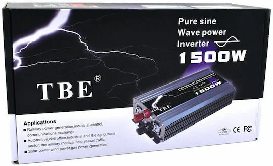 Φωτογραφία προϊόντος: T12P1500-2 Inverter Καθαρού Ημιτόνου 1500W 24V
