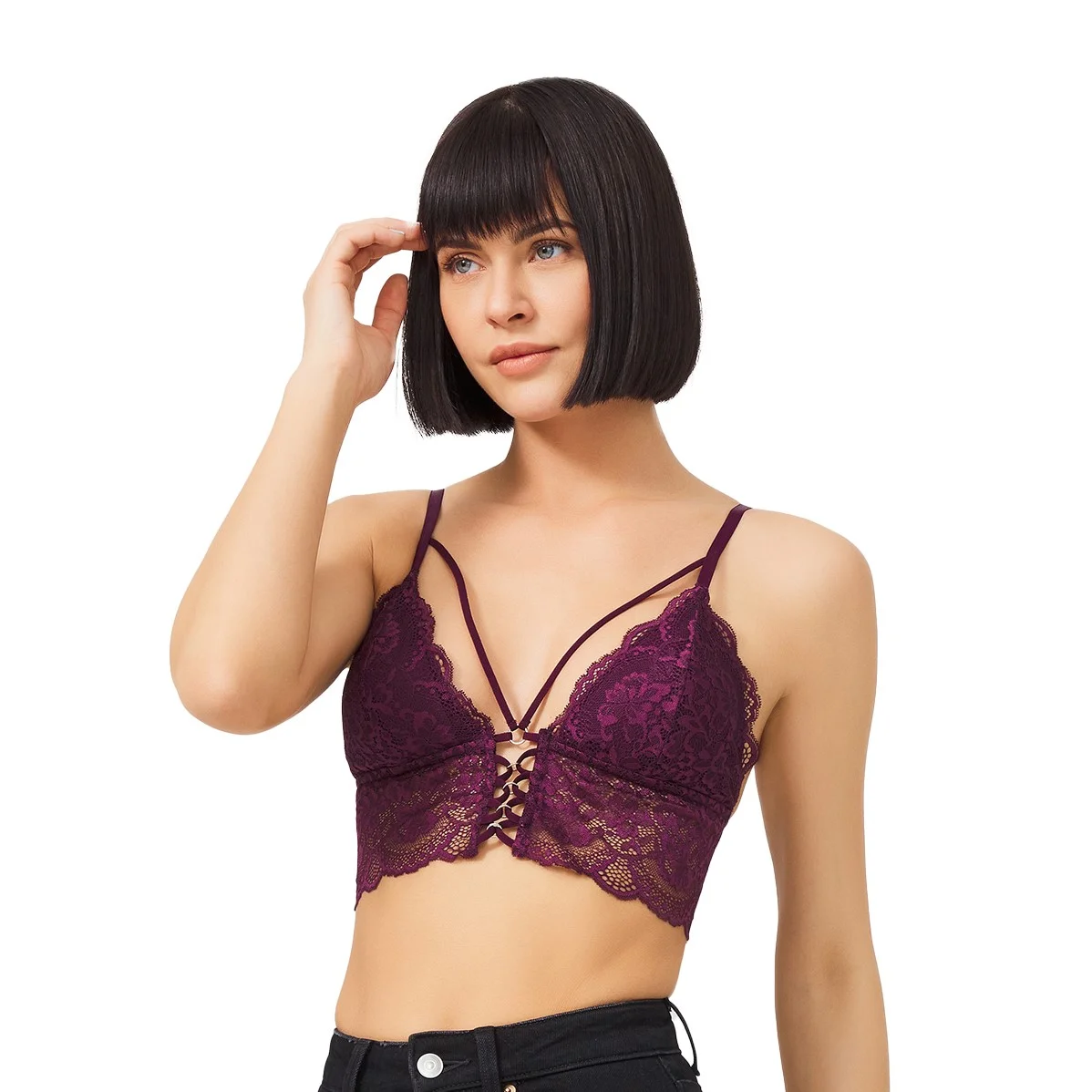 Φωτογραφία προϊόντος: Γυναικείο bralette CottonHill μωβ