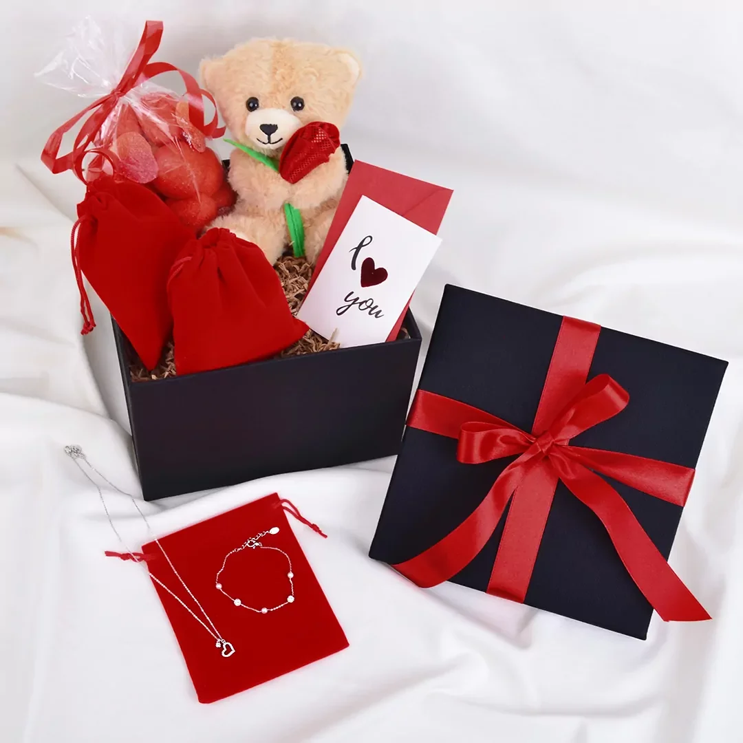 Φωτογραφία προϊόντος: Valentine's Box Με Σετ Κοσμημάτων ΧΡΥΣΟ
