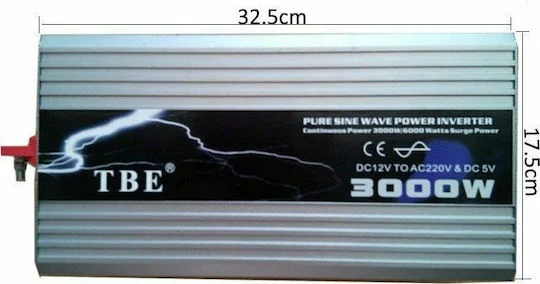 Φωτογραφία προϊόντος: Inverter Καθαρού Ημιτόνου 24V 3000W ΤΒΕ T24P3000