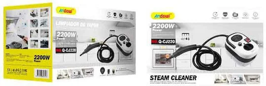 Φωτογραφία προϊόντος: Andowl Ατμοκαθαριστής 2200W Q-CJ220 – Steam Cleaner