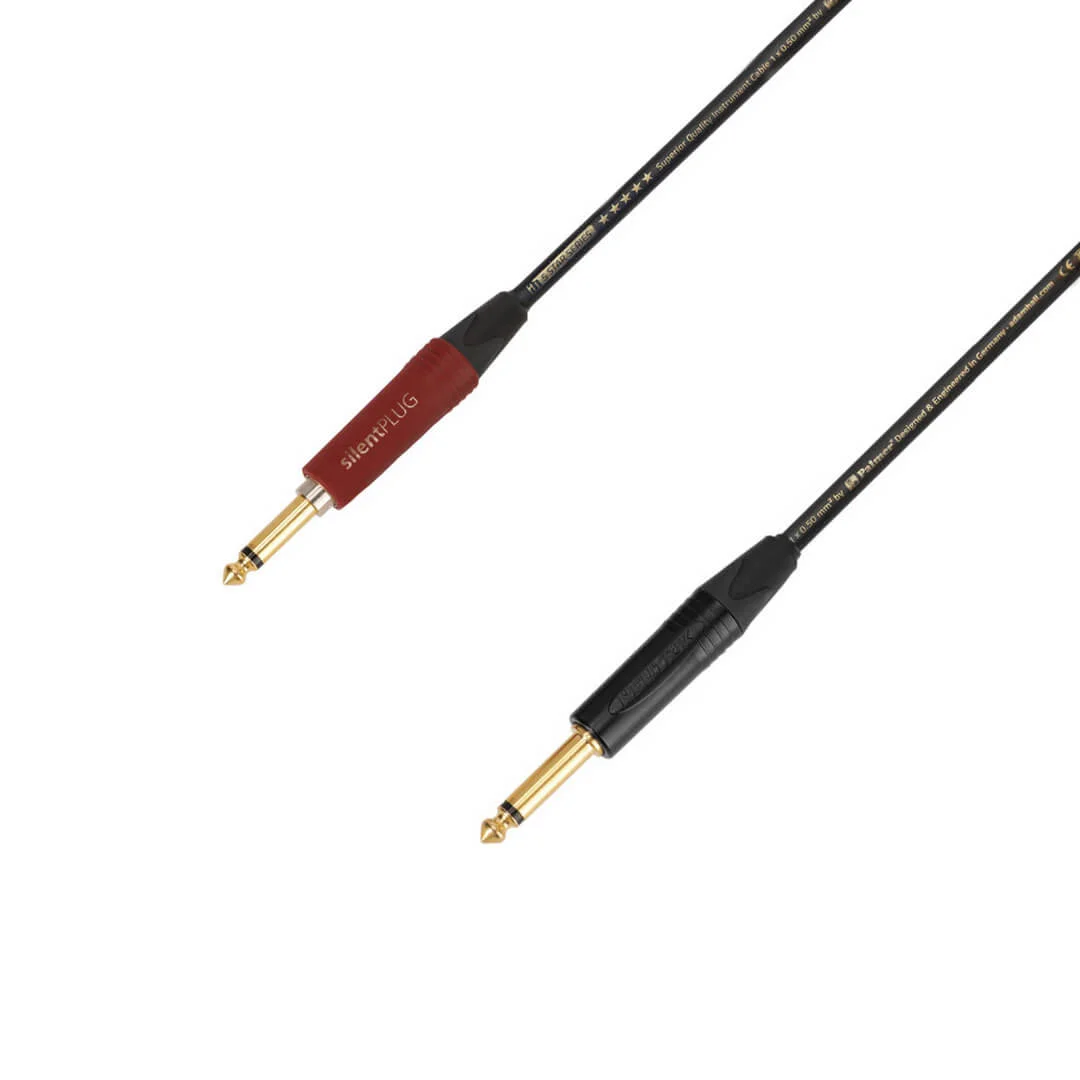 Φωτογραφία προϊόντος: Adam Hall K5IPP0300SILENT 5Star Series Καλώδιο Οργάνων 1/4 Mono Jack - 1/4 Mono Jack 3m Μαύρο