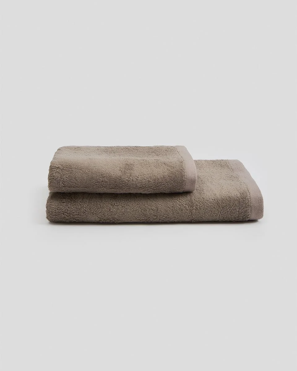Φωτογραφία προϊόντος: Pennie Bamboo Πετσέτα Ithaca 600gsm Προσώπου | 50x90cm Γκρι - Μπεζ