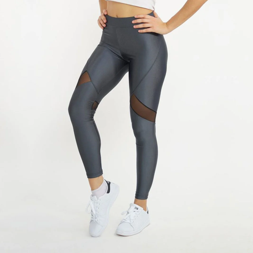 Φωτογραφία προϊόντος: LUCKYJOJO Metallic Silver Leggings with Transparency by Lucky Jojo