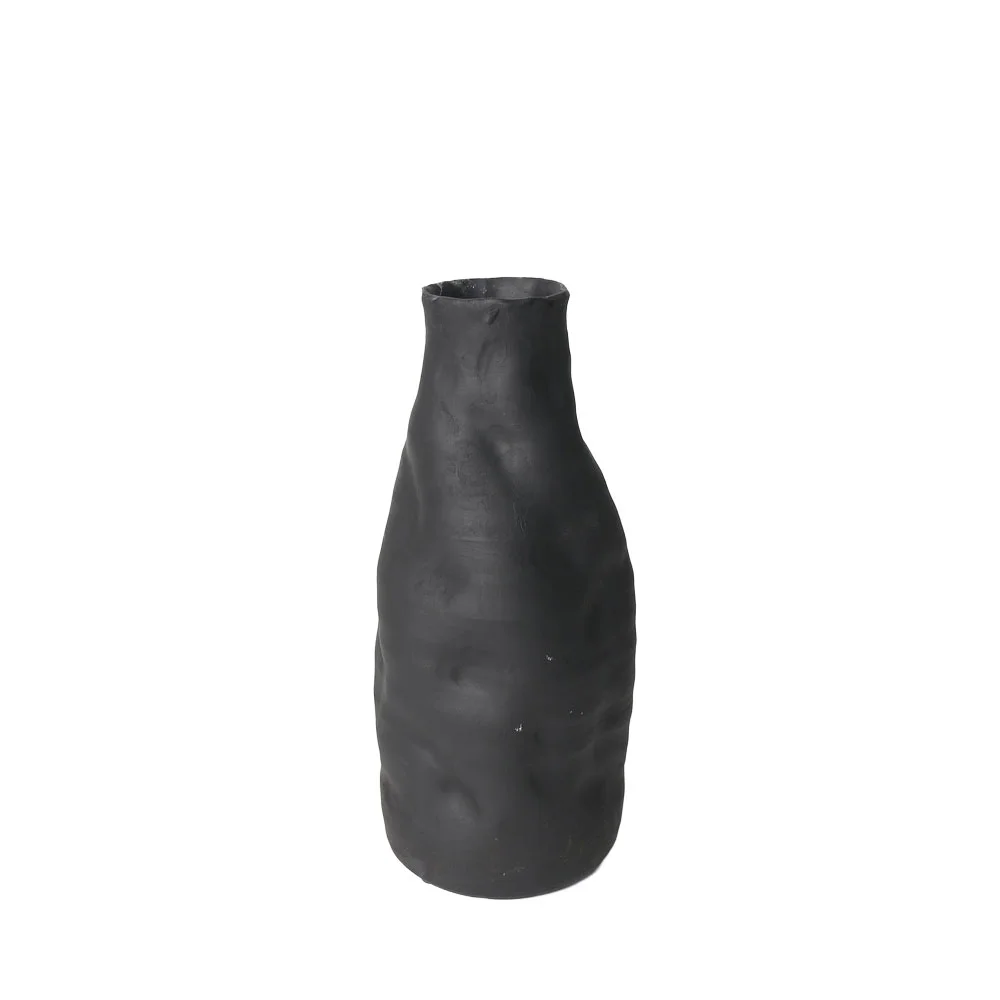 Φωτογραφία προϊόντος: ELOURA ΒΑΖΟ 15.2x15.2x35.7cm ΚΕΡΑΜΙΚΟ ΜΑΥΡΟ
