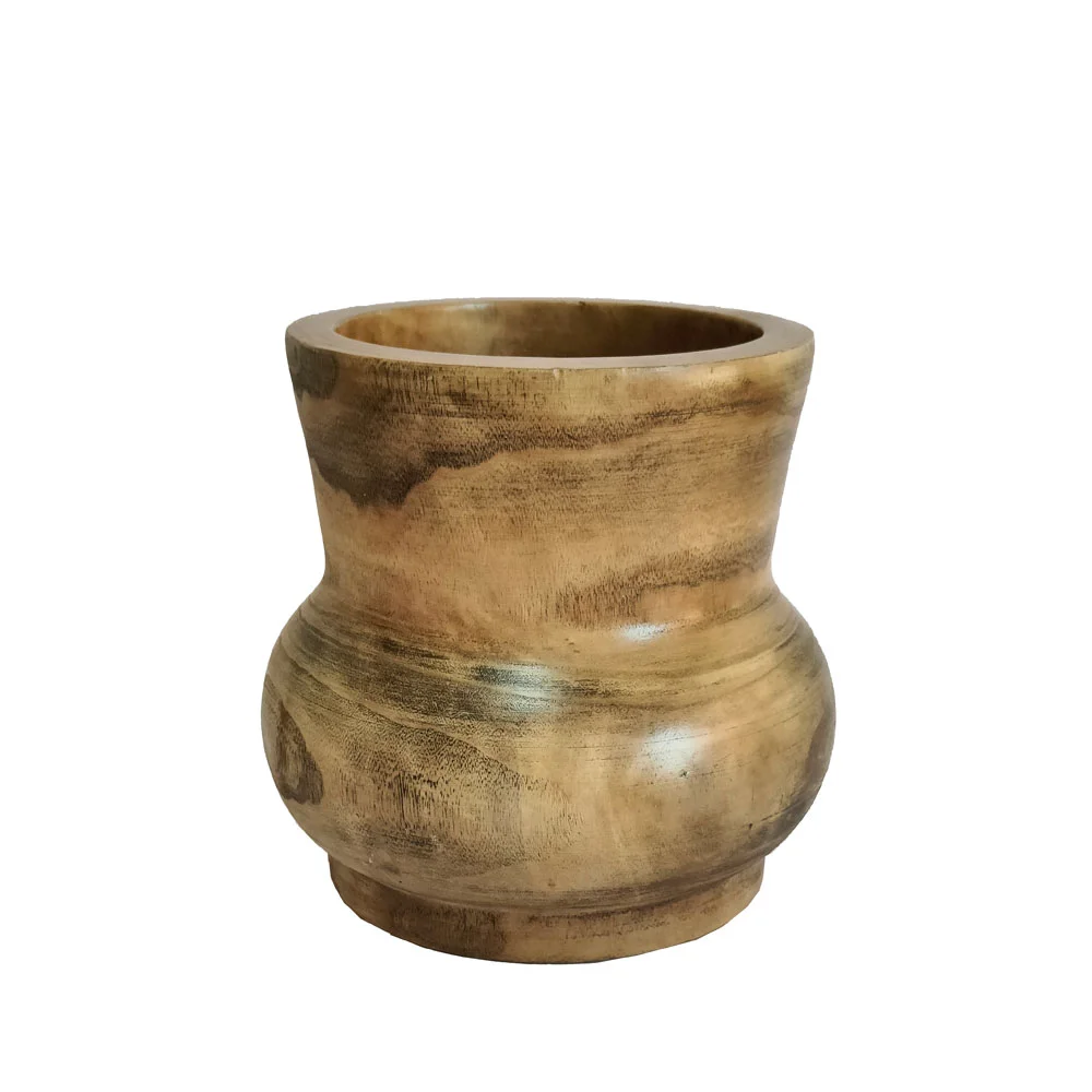 Φωτογραφία προϊόντος: CEDAR ΒΑΖΟ 26x26x25cm ΞΥΛΟ ΚΑΦΕ