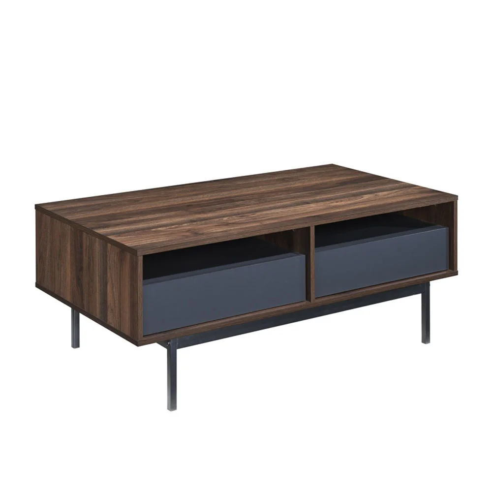 Φωτογραφία προϊόντος: GROOVES COFFEE TABLE 2ΣΥΡΤΑΡΙΑ ΚΑΡΥΔΙ ΓΚΡΙ 110x60x45cm