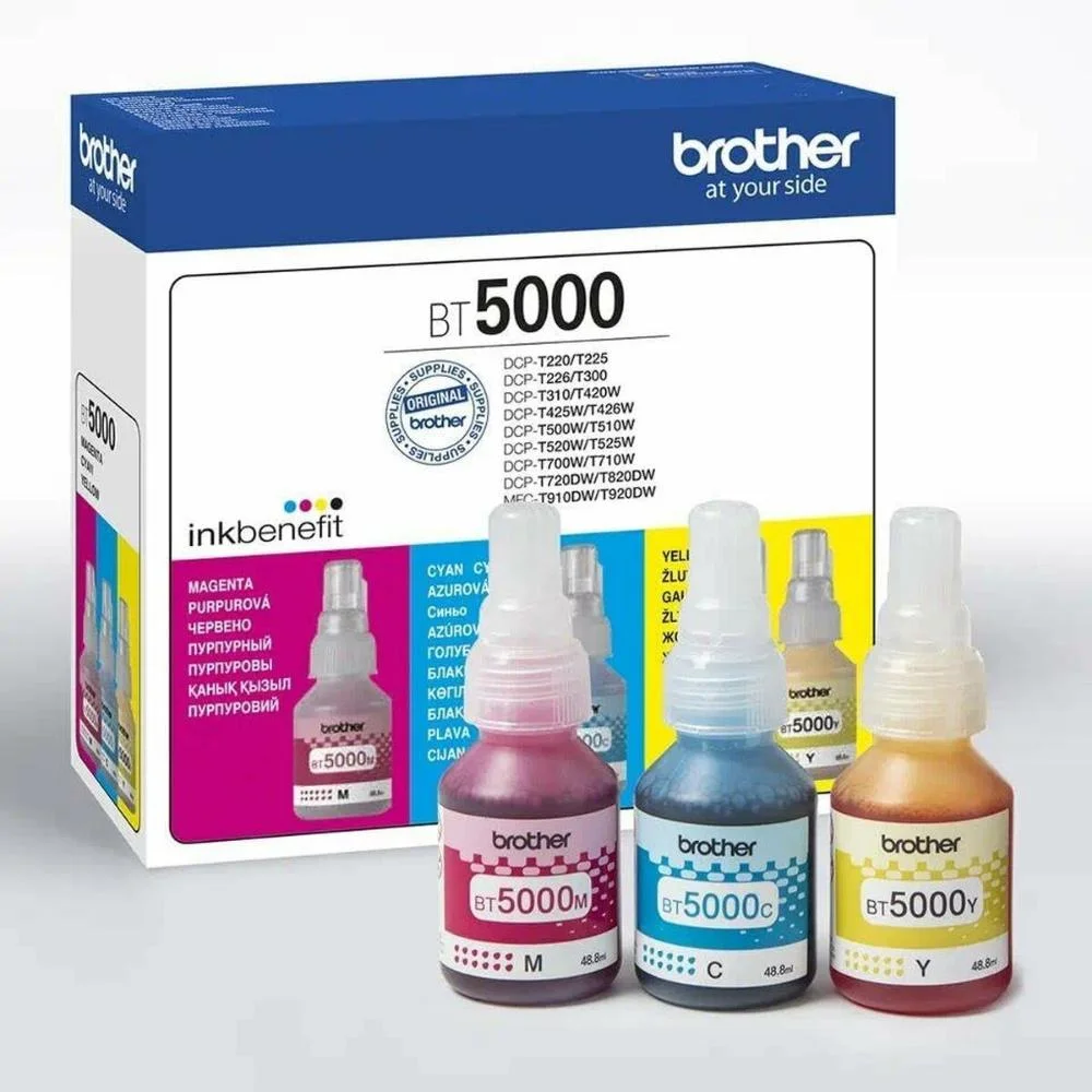 Φωτογραφία προϊόντος: Brother Μελάνι Inkjet BT-5000 CMY Value Pack (BT5000CLVAL) (BRO-BT-5000CLVAL)