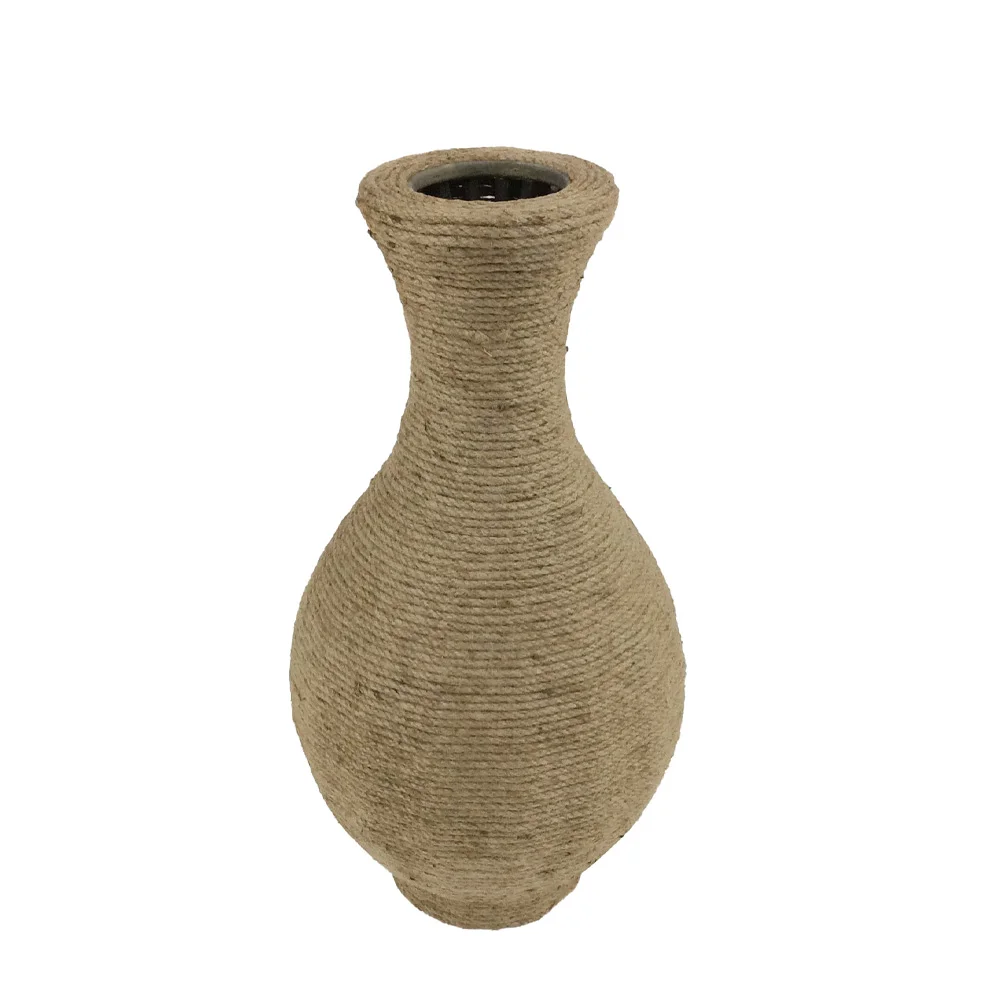 Φωτογραφία προϊόντος: ROPE ΒΑΖΟ 25x25x48cm ΣΧΟΙΝΙ ΦΥΣΙΚΟ PLYWOOD