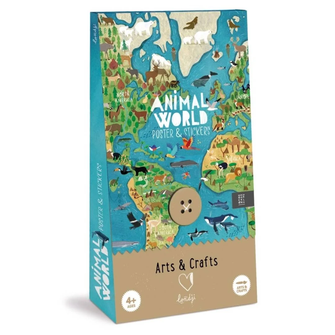 Φωτογραφία προϊόντος: AC018 Londji Animal World - Posters And Stickers