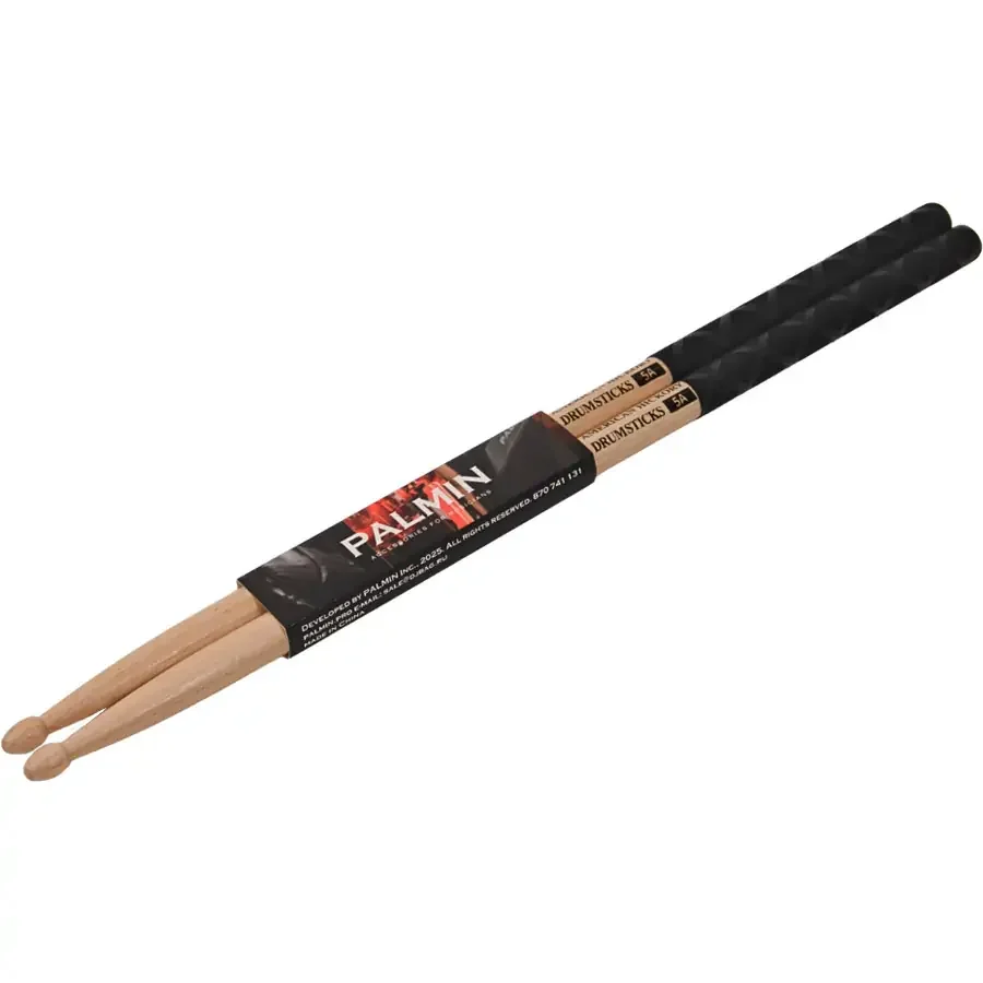 Φωτογραφία προϊόντος: PALMIN PALMIN-DSTICK-PB Palmin Drumstick Premium AH-5B, one pair 110gr (American Hickory)