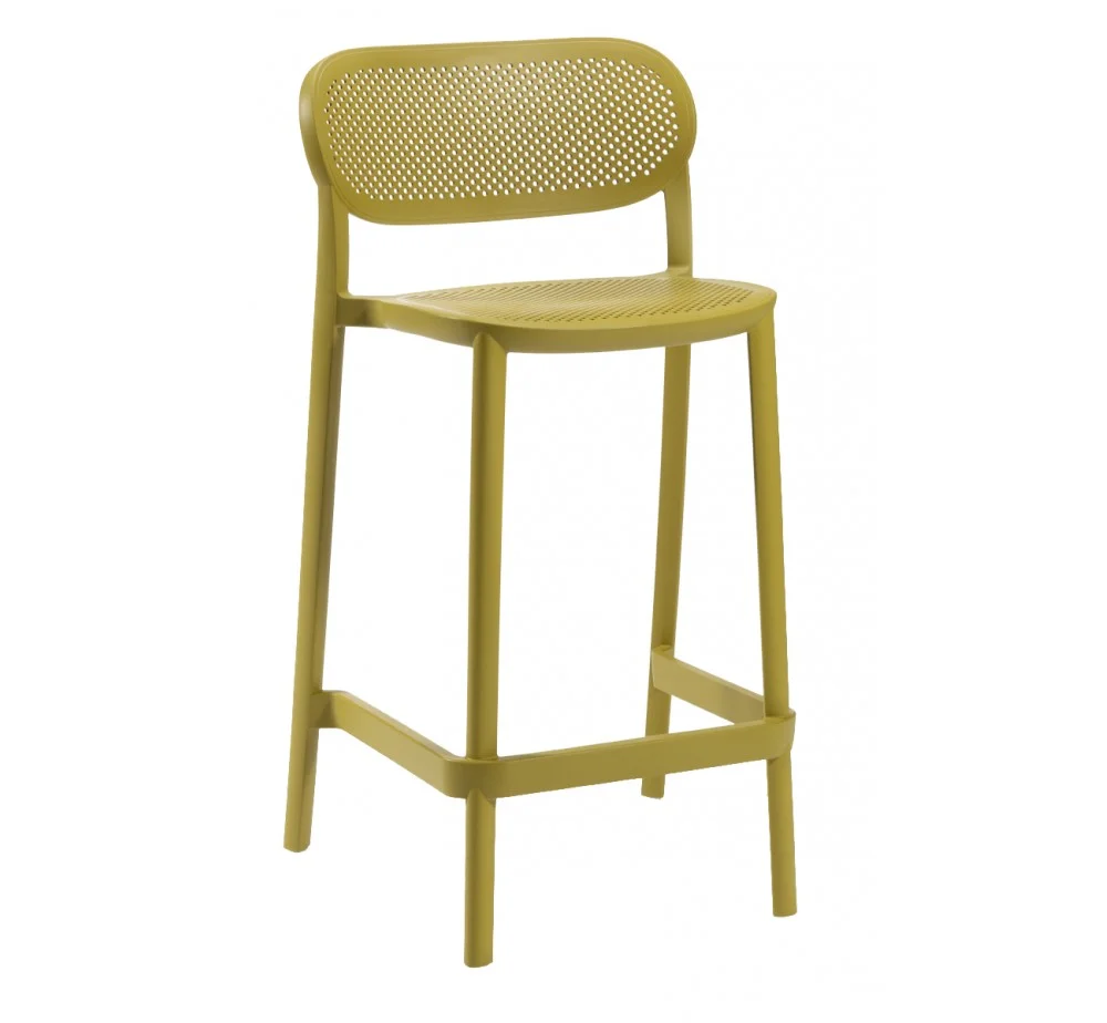 Φωτογραφία προϊόντος: Gaber Srl Nuta 68/78 σκαμπό bar Ύψος 68cm 48,5x47x102(78/33)cm λαδί χρωμα