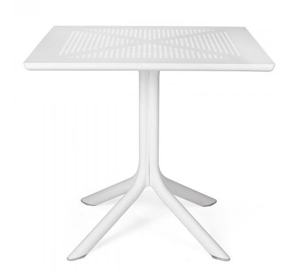 Φωτογραφία προϊόντος: Nardi Clip 80 ref.082 τραπέζι 00 - Bianco 80x80x75cm