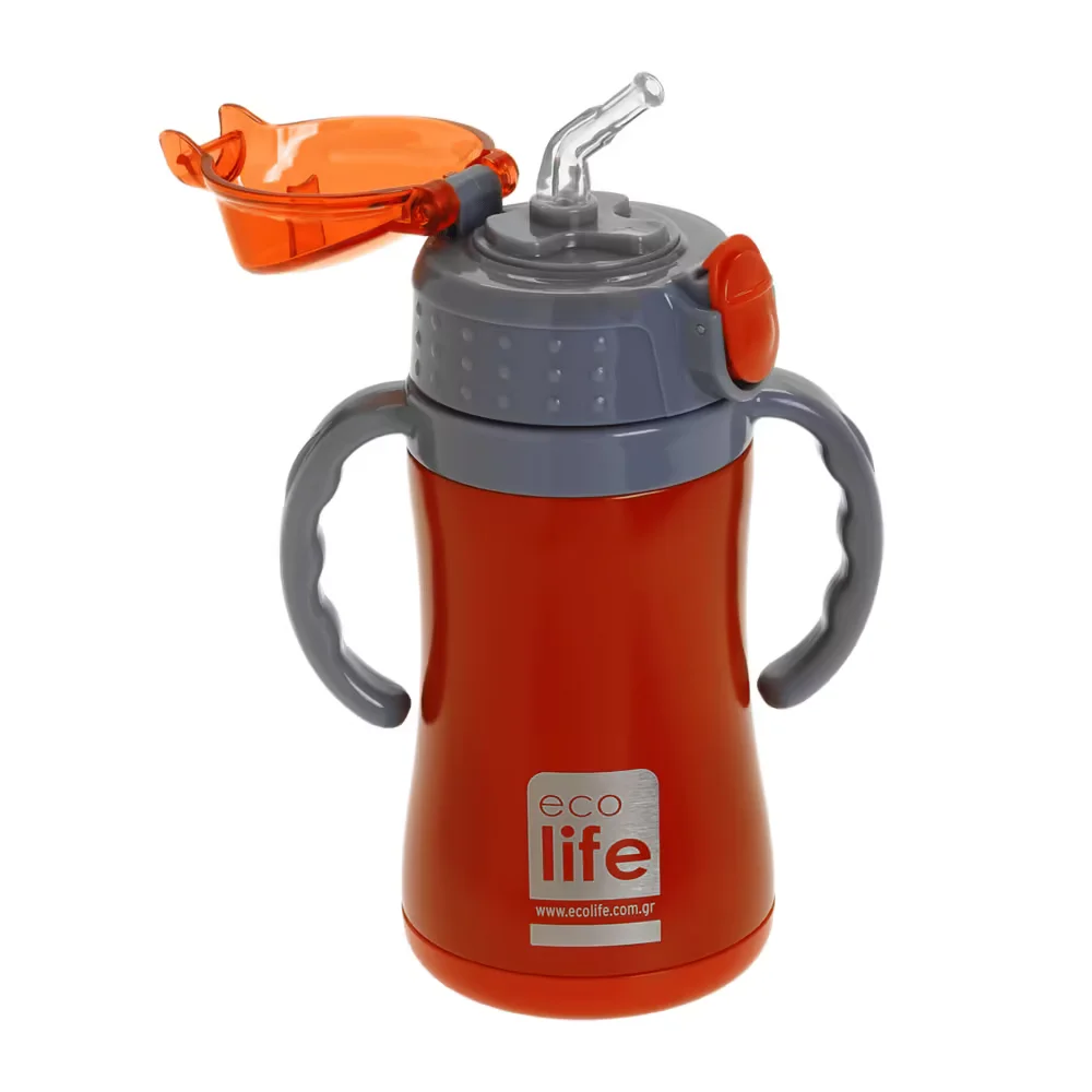 Φωτογραφία προϊόντος: LifeGreen Eco Life Παγούρι-Θερμός Ανοξείδωτο Kids Red 300ml