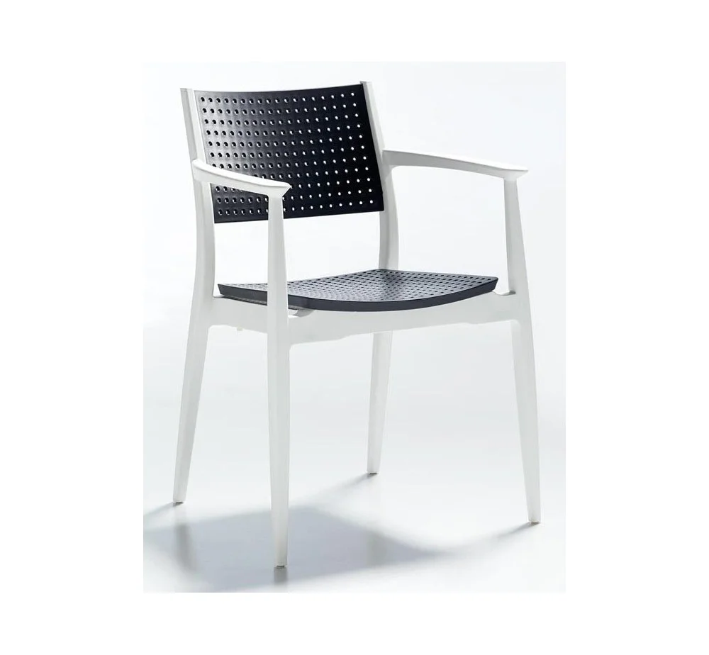 Φωτογραφία προϊόντος: Novussi Seginus πολυθρόνα White - Anthracite 58x54x82cm