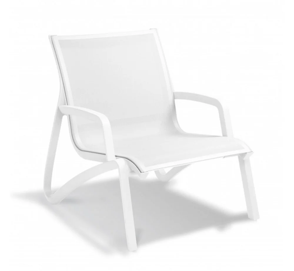 Φωτογραφία προϊόντος: Grosfillex France Sunset lounge πολυθρόνα T30 - Grey 74x83x84cm