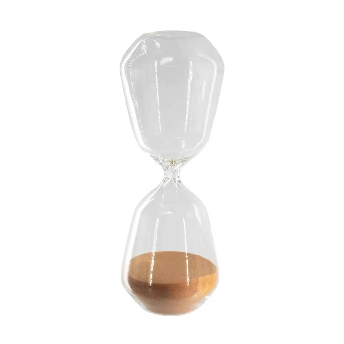 Φωτογραφία προϊόντος: Artekko Hourglass Γυάλινη Κλεψύδρα με Πορτοκαλί Άμμο (8.3x8.3x20.3)cm