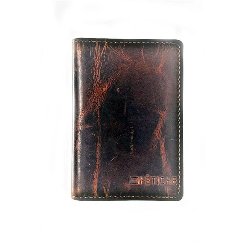 Φωτογραφία προϊόντος: Fetiche Leather Καρτοθήκη Δερμάτινη Καφέ Fetiche KA 11-935-RFID
