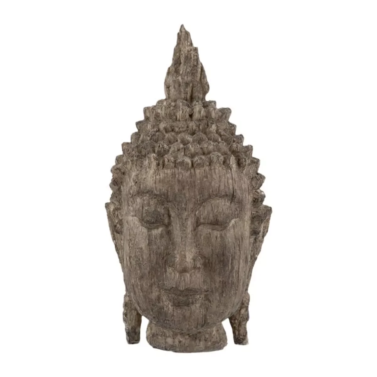Φωτογραφία προϊόντος: Artekko Buddha Διακοσμητικό Κεφάλι Βούδα Καφέ 16.51x16x30.48