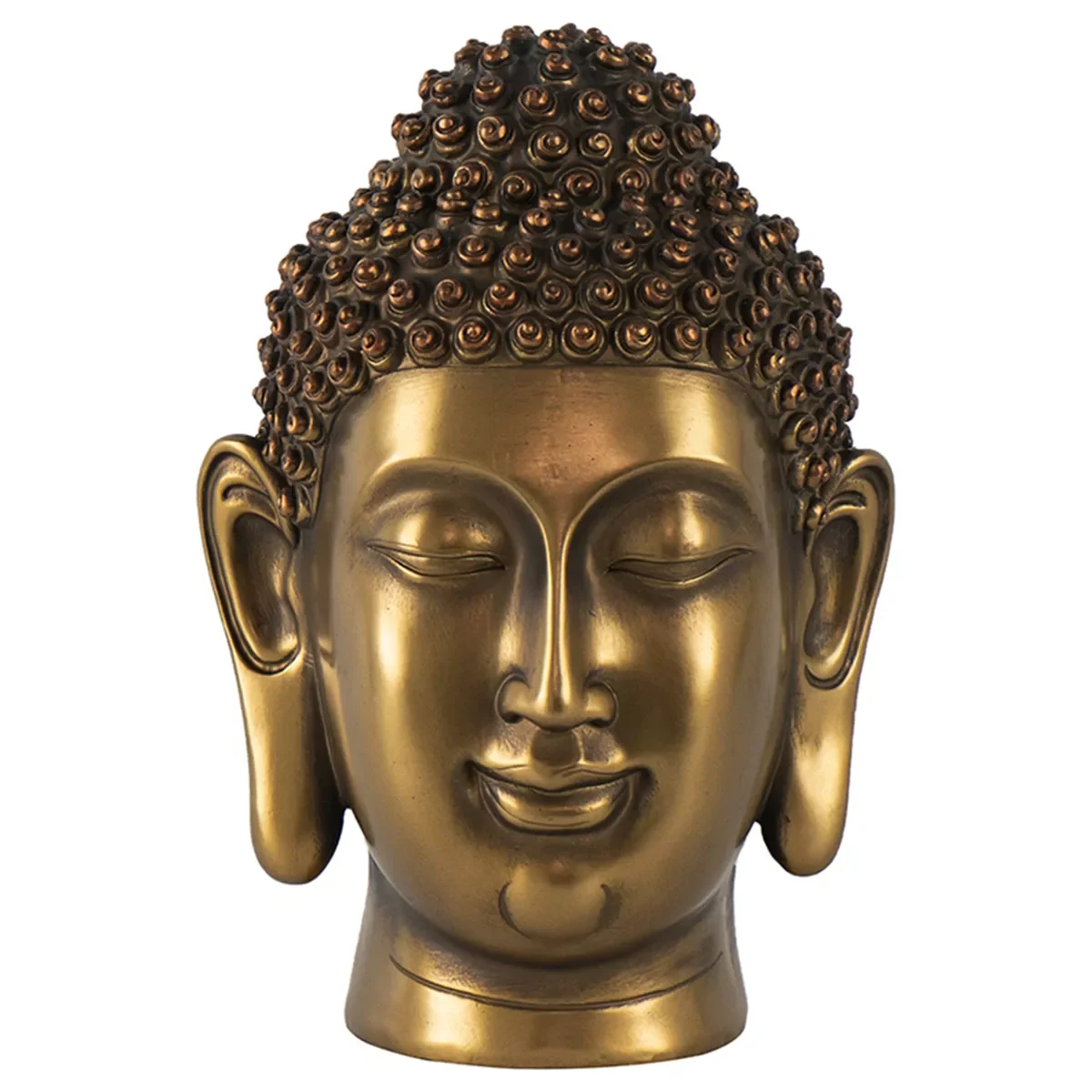 Φωτογραφία προϊόντος: Artekko Buddha Προτομή Βούδα Ρητίνης Χρυσό (16.5x15.5x26)cm