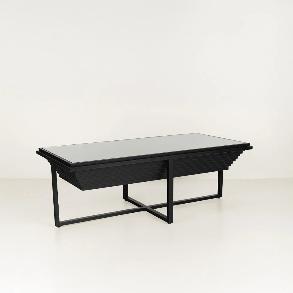 Φωτογραφία προϊόντος: CHEOPS COFFEE TABLE ΜΑΥΡΟ 120x60x42cm