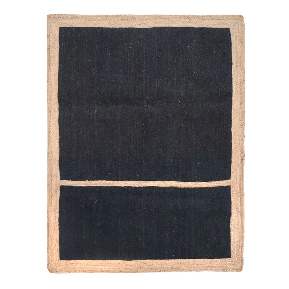 Φωτογραφία προϊόντος: FRAME RUG B ΧΑΛΙ 300x200cm ΓΙΟΥΤΑ ΜΑΥΡΟ ΜΠΕΖ
