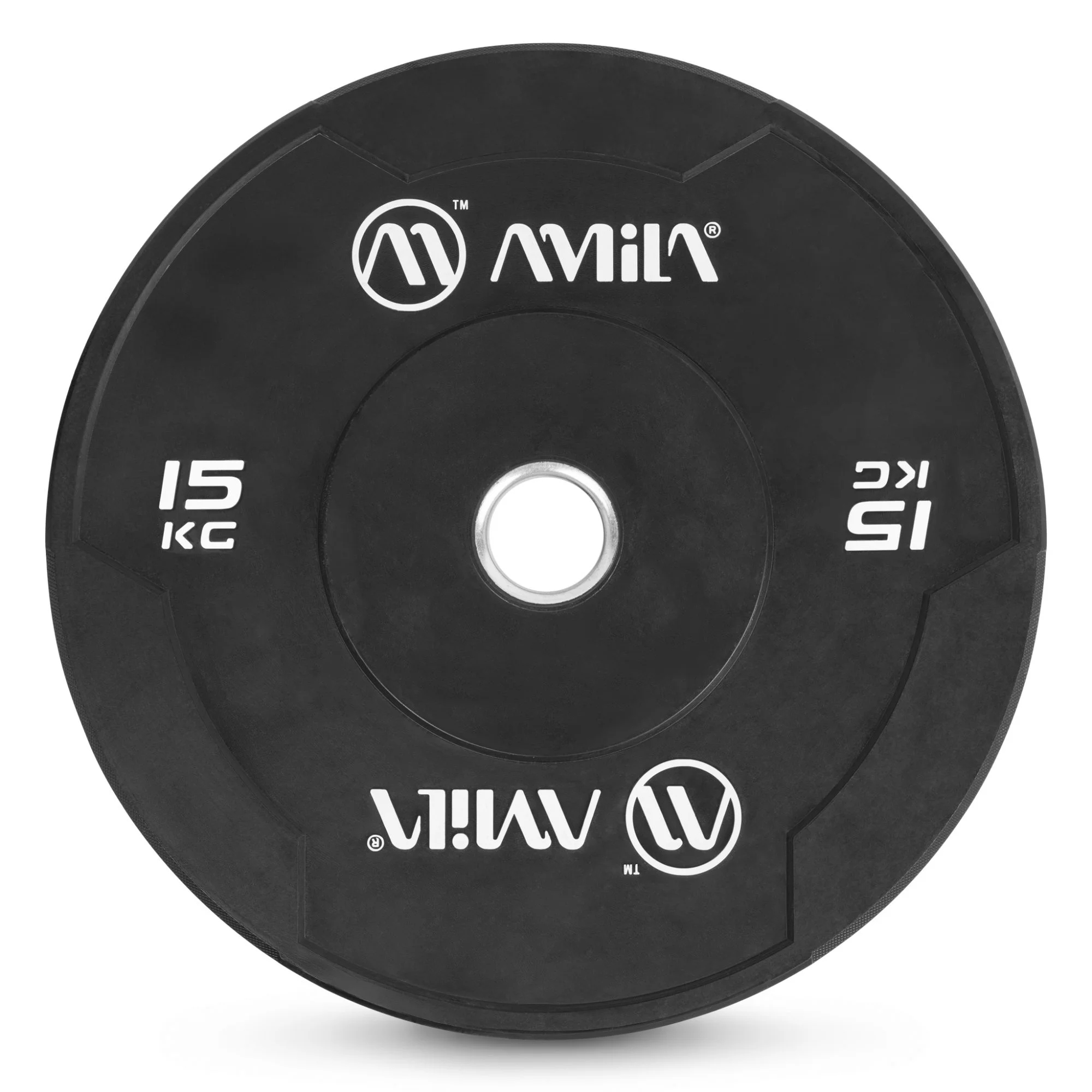 Φωτογραφία προϊόντος: Δίσκος AMILA Black W Bumper Slim 50mm 15Kg (84843)