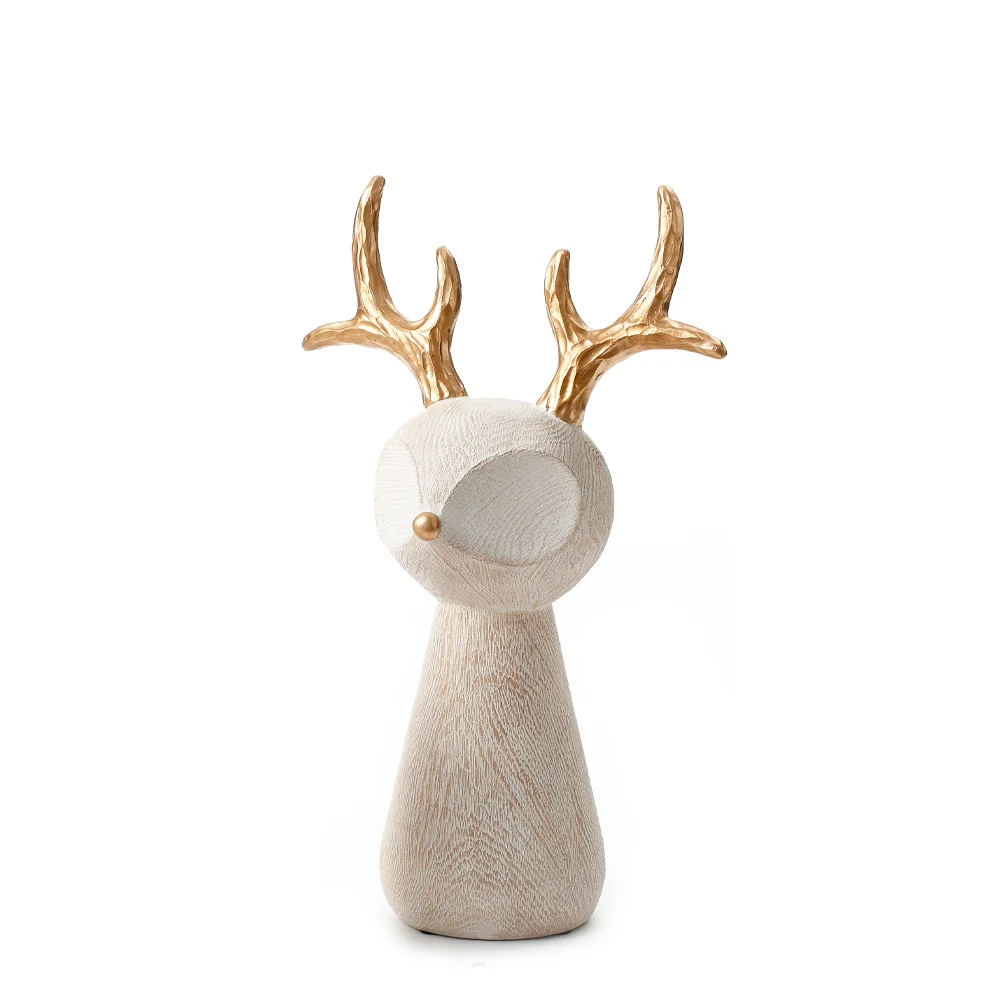 Φωτογραφία προϊόντος: CUTE DEER M ΧΡΙΣΤΟΥΓΕΝΝΙΑΤΙΚΟ ΔΙΑΚΟΣΜΗΤΙΚΟ ΤΑΡΑΝΔΟΣ 22x12x34cm POLYRESIN ΜΠΕΖ ΧΡΥΣΟ