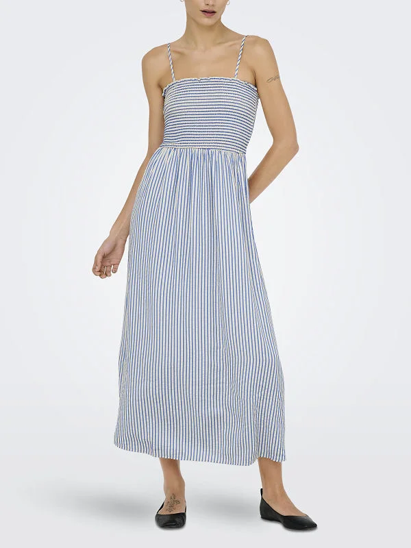 Φωτογραφία προϊόντος: ONLY ONLBARI STRAP SMOCK DRESS MOCH - ΜΠΛΕ-15352718-144