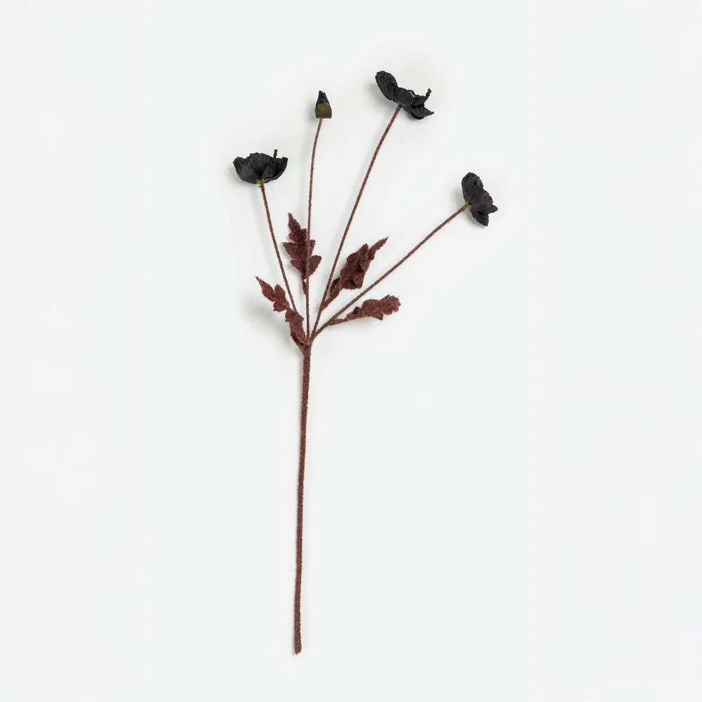 Φωτογραφία προϊόντος: POPPY ΛΟΥΛΟΥΔΙ ΤΕΧΝΗΤΟ 60cm POLYESTER ΜΑΥΡΟ ΠΡΑΣΙΝΟ