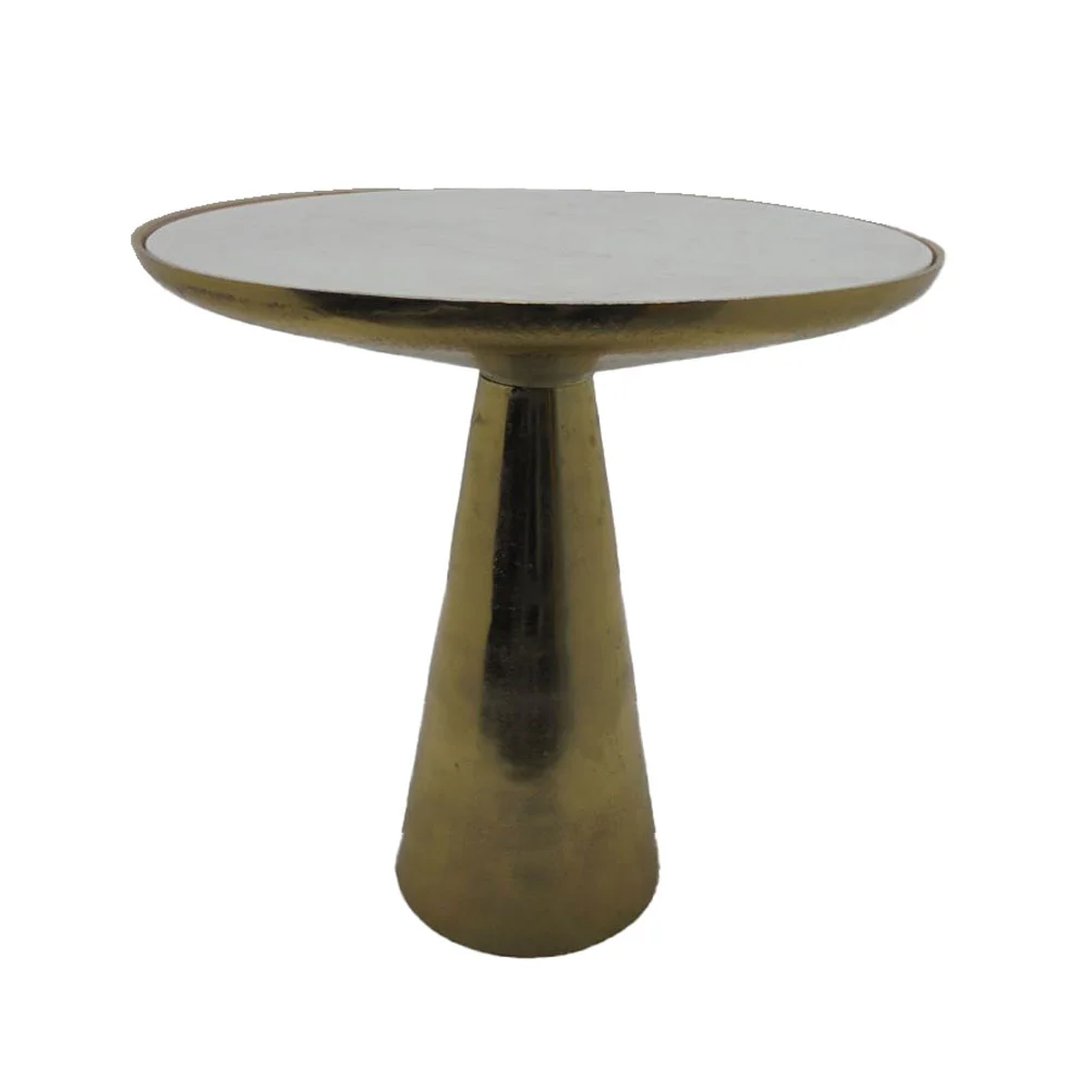 Φωτογραφία προϊόντος: OREN SIDE TABLE ΧΡΥΣΟ ΛΕΥΚΟ 45x45x47.75cm