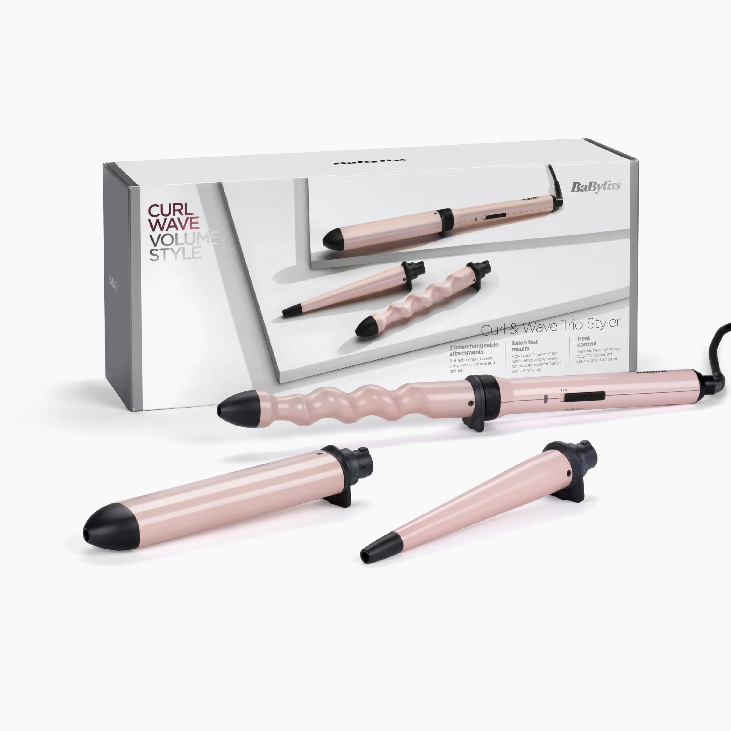 Φωτογραφία προϊόντος: Babyliss Multi Styler Curl +amp; Wave Trio MS750E