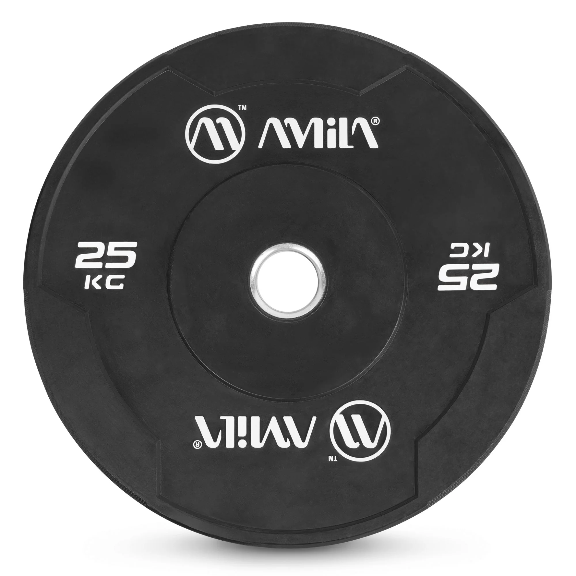 Φωτογραφία προϊόντος: Δίσκος AMILA Black W Bumper Slim 50mm 25Kg (84845)