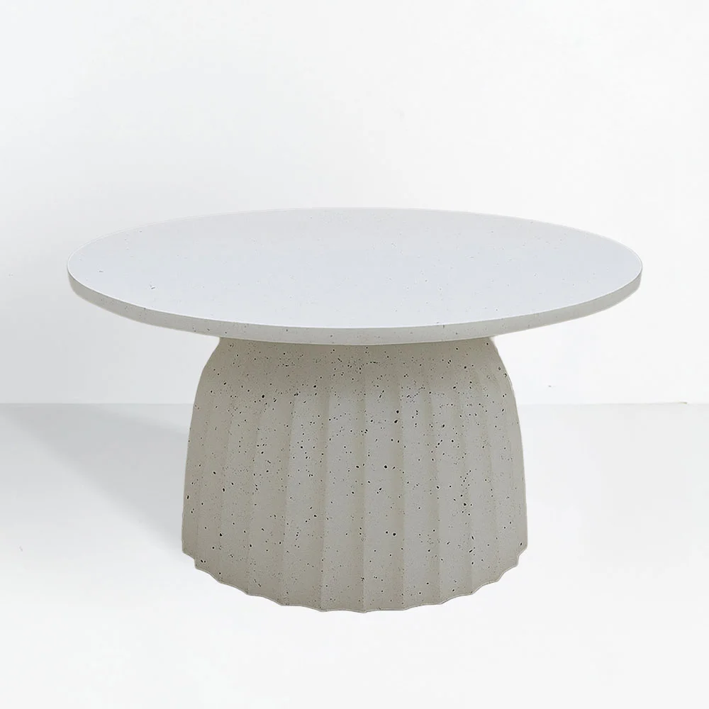 Φωτογραφία προϊόντος: TOLEDO COFFEE TABLE ΛΕΥΚΟ ΜΕ PATTERN 60x60x38cm
