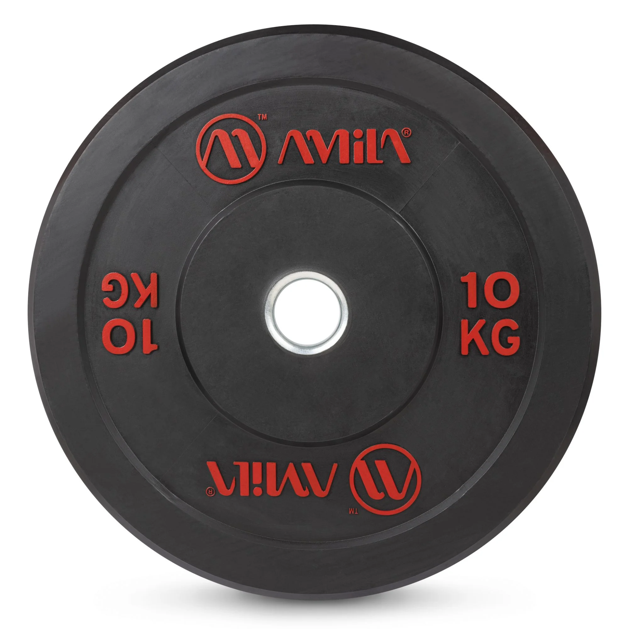 Φωτογραφία προϊόντος: Δίσκος AMILA Black R Bumper Slim 50mm 10Kg (84832)