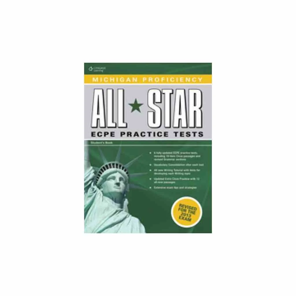 Φωτογραφία προϊόντος: MICHIGAN ALL STAR ECPE PRACTICE TESTS SB (+ GLOSSARY) EDITION 2013 N/E