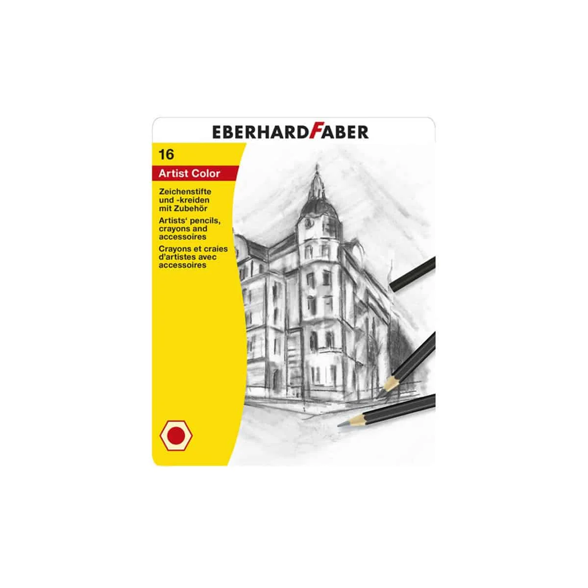 Φωτογραφία προϊόντος: EBERHARD FABER ΞΥΛΟΜΠΟΓΙΕΣ 16 ΤΕΜΑΧΙΩΝ ΣΕ ΚΑΣΕΤΙΝΑ ΜΕΤΑΛΛΙΚΗ ARTIST 5169-16