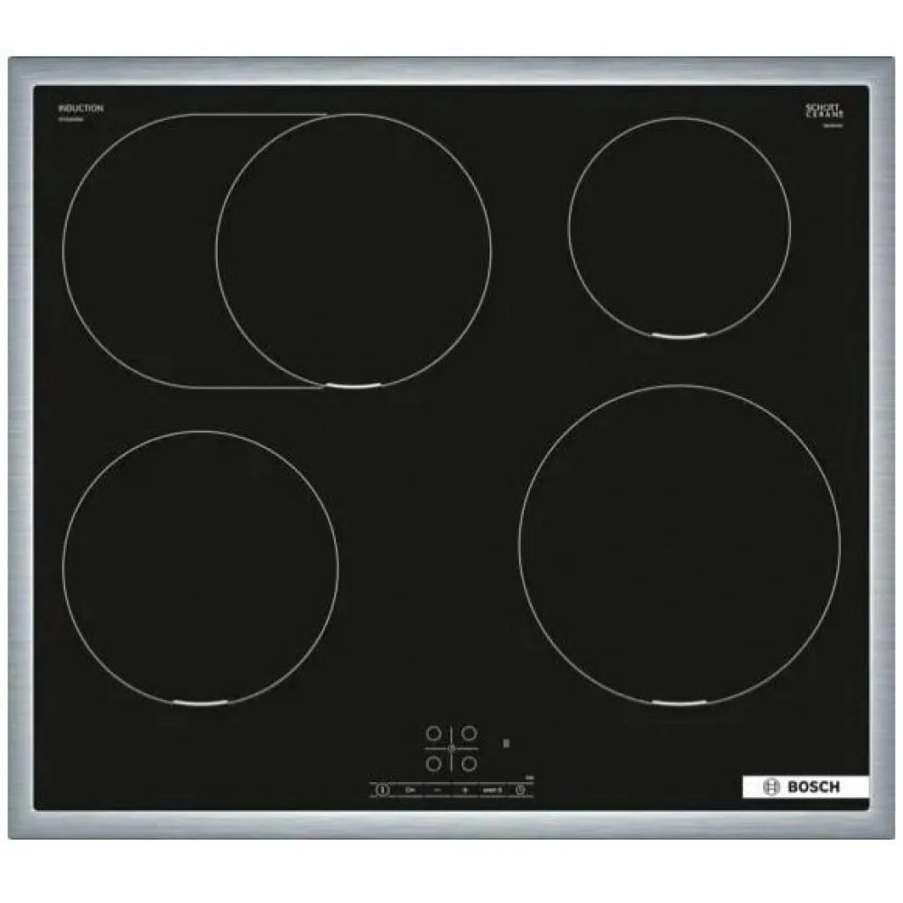 Φωτογραφία προϊόντος: Bosch PIF645BB5E Αυτόνομη Επαγωγική Εστία με Λειτουργία Κλειδώματος + Inox Πλαίσιο