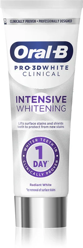 Φωτογραφία προϊόντος: ORAL-B 3D CLINICAL INTENSIVE WHITE. 1Χ75M