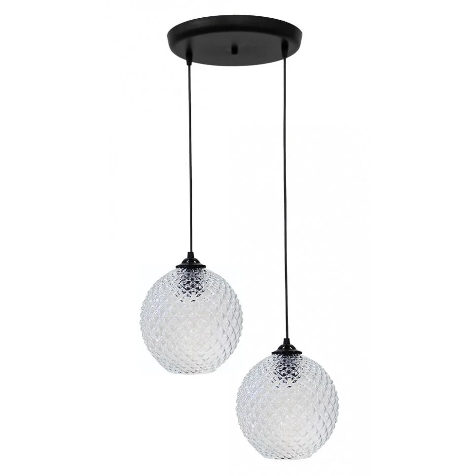 Φωτογραφία προϊόντος: Heronia GL-5010 PENDEL 2/L BL-TRANSPARANTE BALL ΚΡΕΜΑΣΤΟ