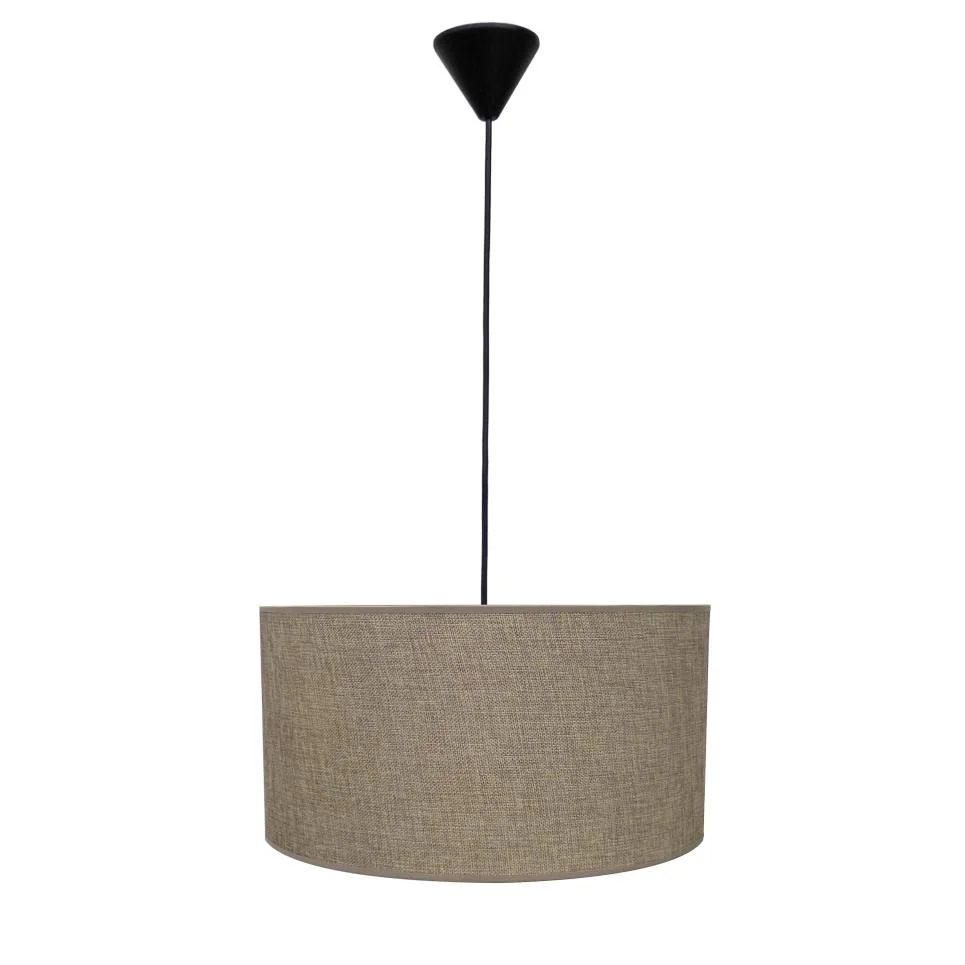 Φωτογραφία προϊόντος: Heronia ΗΚ-06 ΚΑΦΕ/ΑΜΜΟΥ Φ40 ΚΥΛΙΝΔΡΟΣ ΚΡΕΜΑΣΤΟ 1/L Ε/27 ME ΚΑΛΩΔΙΟ ΑΜΠΑΖΟΥΡ